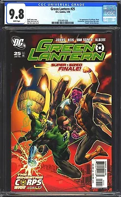 Buy Green Lantern #25 CGC 9.8 NM/MT 1st APP Larfleeze & Atrocitus DC Comics 2008 • 117.80£