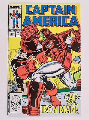 Buy Captain America #341 Marvel (1988) 1st App Battlestar Daredevil Homage NM🔥 • 7.96£