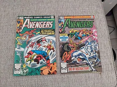 Buy Avengers #207 #208 Marvel Bronze Age Comics 1981 • 5.50£