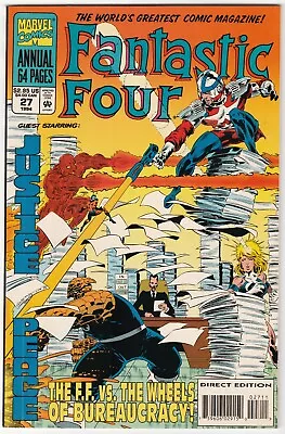 Buy Fantastic Four Annual #27 1st Time Variance Authority Loki Disney+ 1994 VF/VF+ • 2.40£