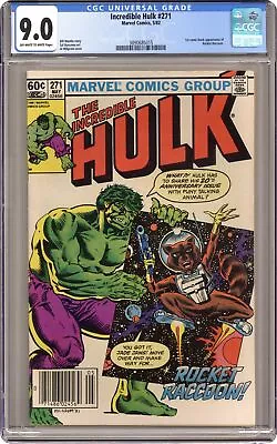 Buy Incredible Hulk #271N Newsstand Variant CGC 9.0 1982 3890685015 • 189.75£