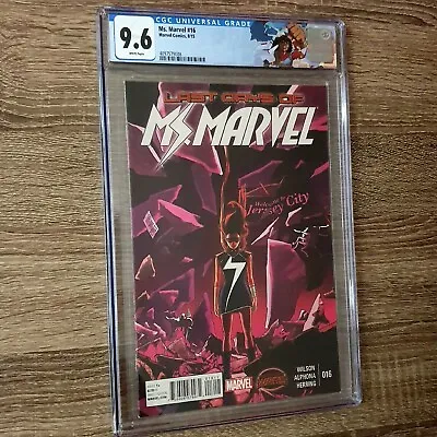 Buy Ms Marvel #16 🔥 🚨  First Meeting Of Ms Marvel And Captain Marvel CGC 9.6 🔥  • 89.95£