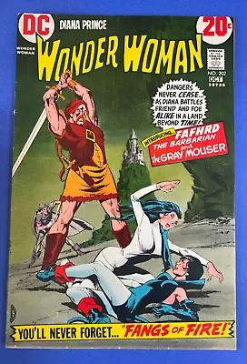 Buy Wonder Woman #202 Comic Book 1st App FAFHRD & Grey Mauser 1972 DC Comics VG/FN • 16.06£