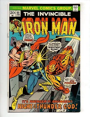 Buy Iron Man #66  Fn/vf 7.0   Thor App  • 36.03£