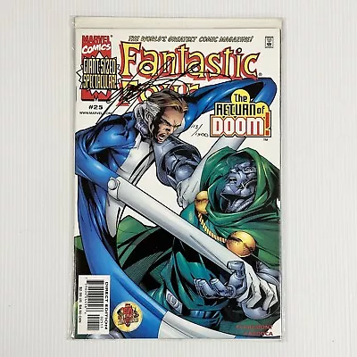 Buy Fantastic Four #25 2000 Signed Chris Claremont Dynamic Forces COA • 36£