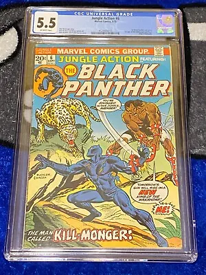 Buy Marvel Jungle Action 6 CGC 5.5 Black Panther • 70.36£