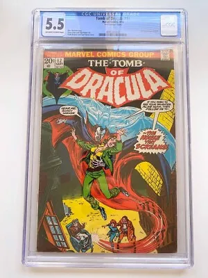 Buy TOMB OF DRACULA #12 CGC 5.5 (1973) 2nd Second Blade Appearance • 95.14£