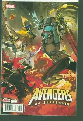 Buy Avengers #678 No Surrender Larraz Variant  Marvel Comic 2nd Print 2018 NM CBX1E • 3.19£