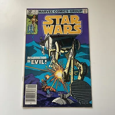 Buy Star Wars #51 Marvel Comics Luke Skywalker Han Solo Leia US Edition 1981 • 10£