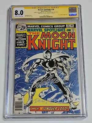 Buy Marvel Spotlight 28 DOUBLE COVER CGC 8.0 Signed By Perlin And Moench  • 1,027£