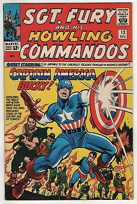 Buy Sgt Fury #13    JC Penny Reprint   Captain America And Bucky Guest Star! • 22.47£
