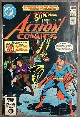 Buy Action Comics No. #521 July 1981 DC Comics VG/G 1st App. Vixen • 15£