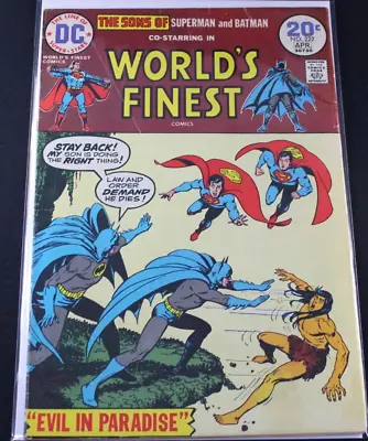 Buy World's Finest 222 Nick Cardy Cover Super Sons Superman Batman Comic VG+ • 4.75£