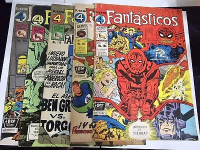Buy Fantastic Four Lot Of 5  Los 4 Fantasticos  La Prensa Mexican Mexico Spanish  • 80.06£