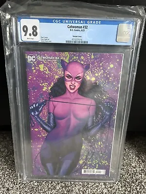 Buy Catwoman #32 CGC 9.8 Jenny Frison Variant Cover Hot • 0.99£