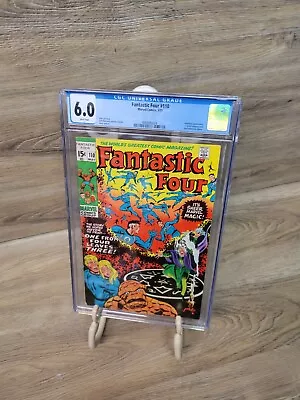 Buy Marvel FANTASTIC FOUR  #110 CGC Graded (6.0) 1971 • 60.31£