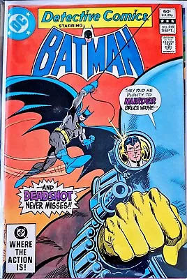 Buy DETECTIVE COMICS #518 VFN BATMAN DEADSHOT COVER 1982 DC COMICS Jim Aparo Cover • 6.99£