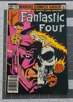 Buy Fantastic Four #257 (Marvel, 1983) Galactus App Classic John Byrne Run VF • 2.36£