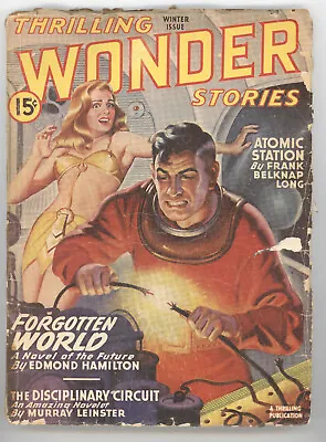 Buy Thrilling Wonder Stories Vol 28 1 Beacon Feb 1946 GGA Headlights Spaceman Pulp • 23.72£