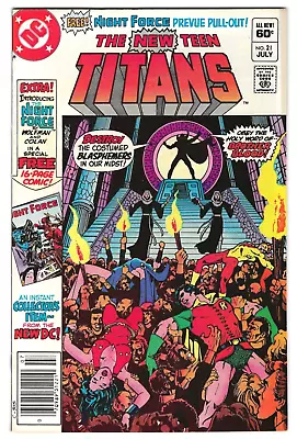 Buy DC Comics NEW TEEN TITANS #21 First Printing Newsstand Cover • 5.16£