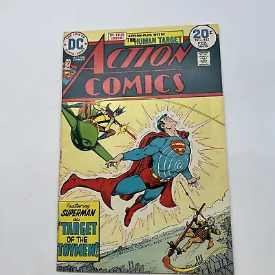 Buy ACTION COMICS #432 1974 GLOSSY SHARP VF+ 1st SILVER AGE APP TOYMAN KEY! • 15.72£