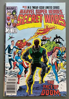 Buy Marvel Super Heroes Secret Wars #11 Of 12 (1984) The Face Of Doom! Newsstand! • 5.53£
