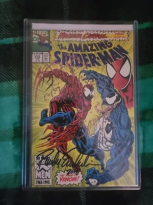 Buy Amazing Spiderman 378 Signed By Randy Emberline/Mark Bagley NM • 71.23£