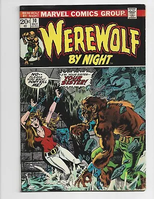 Buy WEREWOLF BY NIGHT #10 Marvel 1973 - Tom Sutton Cover - 1st App. Committee CC • 23.67£
