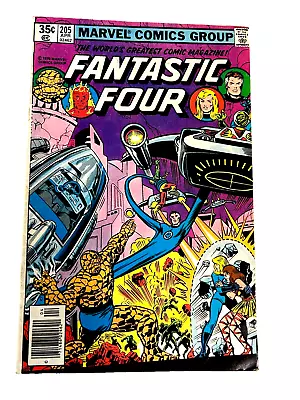 Buy Fantastic Four #205  - Bronze Marvel - Watcher Cameo - 1979 • 4.63£