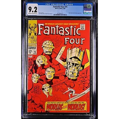 Buy Fantastic Four #75 (1968) CGC 9.2 Silver Surfer And Galactus Appearance • 578.52£