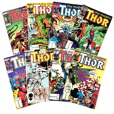 Buy THE MIGHTY THOR #340-361 *LOT Of 8* MARVEL COMICS (1984-85) VF/NM • 8.69£