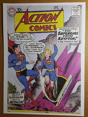 Buy Supergirl Superman In Action Comics 252 DC Comics Poster By Curt Swan • 9.06£