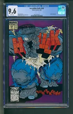 Buy Incredible Hulk #345 CGC 9.6 White Pages McFarlane Cover • 189.97£