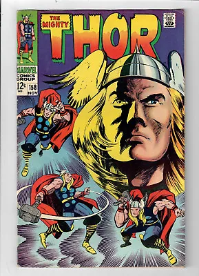 Buy THOR (V1) #158 - Grade 7.0 - Silver Age! Classic Marie Severin Cover! • 35.18£