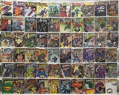 Buy DC Comics - Superman Action Comics - Comic Book Lot Of 60 Issues • 53.36£