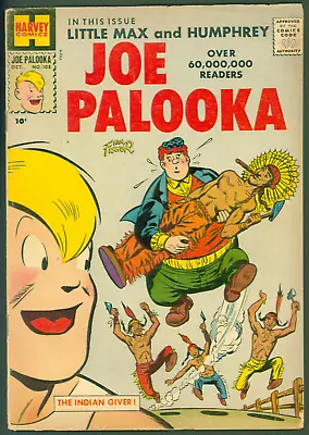 Buy VTG 1958 Silver Age Harvey Comics Joe Palooka #108 VG Indian Cover • 11.95£