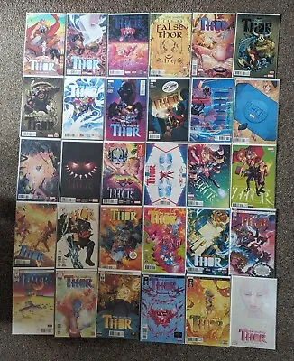 Buy 30x Mighty Thor #1 To 23 & 700 To 706 Complete Aaron Job Lot Bundle Jane Foster • 50£