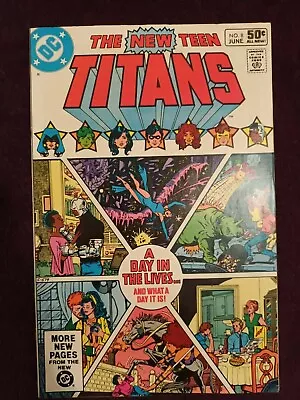 Buy Comics: The New Teen Titans 8 1981 Origin Of Kid Flash Retold, 1st Terry Long. • 12£