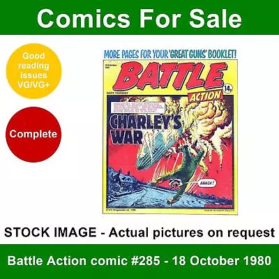Buy Battle Action Comic #285 - 18 October 1980 - VG/VG+ • 2.99£