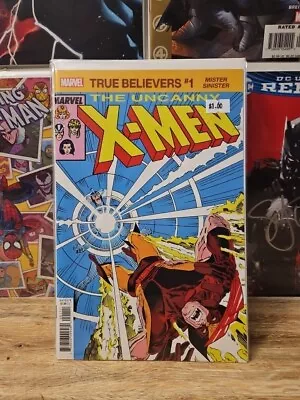 Buy True Believers X-MEN : Mister Sinister #1 2020  Reprints Uncanny #244 1st App • 3.92£
