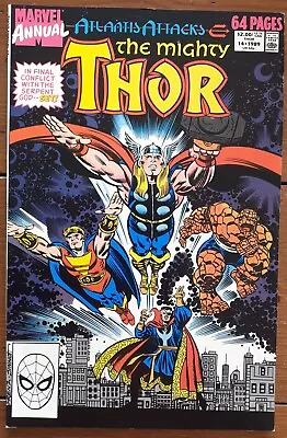 Buy The Mighty Thor Annual 14, Atlantis Attacks Part 13, Marvel Comics, 1989, Vf- • 7.99£