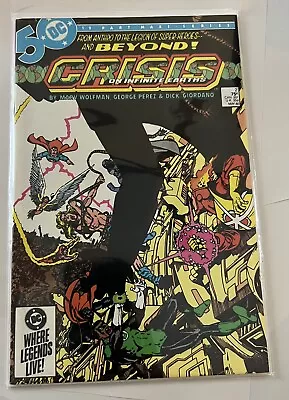 Buy Crisis On Infinite Earths (1985) #2 George Perez Cvr 1st Cameo Anti-Monitor VF+ • 4.80£