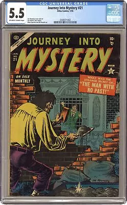 Buy Journey Into Mystery #21 CGC 5.5 1955 0308371002 • 386.07£