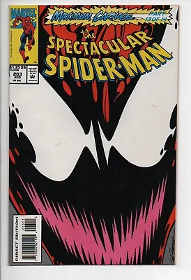 Buy The Spectacular Spider-Man 203 Marvel Comic Book 1993 Maximum Carnage 13 Of 14 • 9.45£