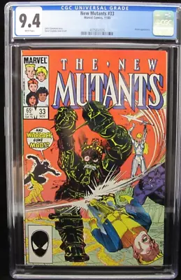 Buy The New Mutants #33 CGC 9.4 Near Mint White Pages Storm Appearance • 59.96£