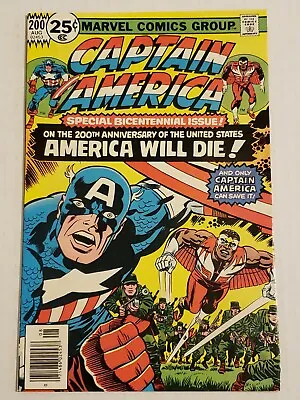 Buy Captain America 200  - 1976, Jack Kirby, Marvel Comics, Bicentennial • 11.04£