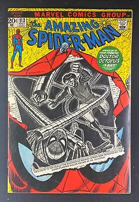 Buy Amazing Spider-Man (1963) #113 FN- (5.5) 1st App Hammerhead John Romita Sr • 59.12£