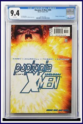 Buy Uncanny X-Men #395 CGC Graded 9.4 Marvel August 2001 White Pages Comic Book. • 61.67£