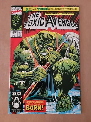 Buy Toxic Avenger 1 Apr 1991 First App. Troma Film Adaptation Marvel VF/NM • 15.81£