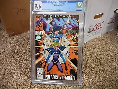 Buy Uncanny X-Men 250 Cgc 9.6 Marvel 1989 Polarix Kazar Zaledane Wolverine WHITE Pgs • 40.54£